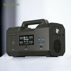 300W 2000W Eu Europe LiFePO4 Camping Emergency New Energy Portable Power Station Supply Power Station With Blue-Tooth Speaker