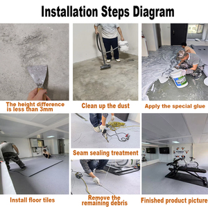 Rivestimento per Pavimenti in PVC Impermeabile e Antiscivolo OEM ODM, Pavimentazione in Vinile Durevole in Rotoli per Scuole, Ospedali e Negozi - Product Image 3