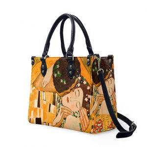 Bolso de Hombro de Mujer con Diseño de Cremallera y Estampado de Pintura al Óleo de Gustav <span class=keywords><strong>Klimt</strong></span>, Bolso de Mano de Moda Femenina con Diseño Personalizado - Product Image 1