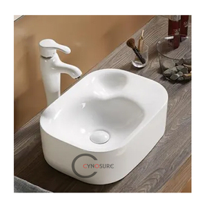 Lavabo de Arte de cerámica blanca - Product Image 1