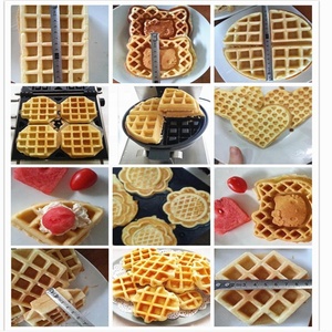 JUYOU Set di 4 Macchine per Waffle a Forma di Lecca-lecca, Piastra Professionale per Waffle - Product Image 4