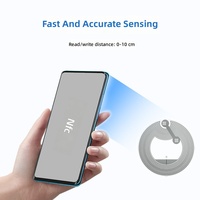 Carte RFID NFC vierge imprimable 13,56 MHz NTAG 213, carte intelligente en papier couché blanc vierge pour contrôle d'accès et suivi des stocks