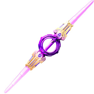 Spada Giocattolo per Bambini con Rotazione a 360°, Spada Laser Telescopica a Doppio Taglio, Spada Luminosa con Effetto Scintillante - Product Image 1