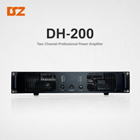 Amplificador de Escenario DSZ DH-200 de 4 Canales y 1200W, Sistema de Sonido Profesional con Carcasa Metálica