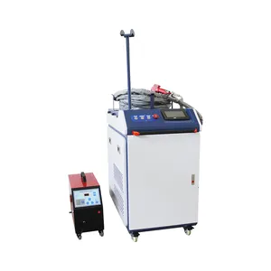 Máquina de solda a laser portátil raycus 1000w, máquina de solda da à laser da fibra do metal