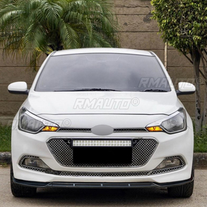 Front Bumper Lip Spoiler Diffuser Splitters Body Kit Aprons Cover Guard Trim for Hyundai I20 MK2 Pre-facelift 2015-2017 - Product Image 4