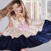 Offre Spéciale enfants vêtements filles robes été 1-6 ans enfants coloré fleur robe douce robe de mariée jupe pour petites filles