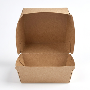 Caja de Cartón Kraft Cuadrada Biodegradable Personalizada para Comida Rápida para Llevar, Marca BOFA - Product Image 6