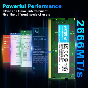 Crucial <span class=keywords><strong>DDR4</strong></span> <span class=keywords><strong>Laptop</strong></span> <span class=keywords><strong>RAM</strong></span> <span class=keywords><strong>16GB</strong></span> 2666MHz PC4-21300 SODIMM 1,2 V 260PIN CL22 3NON-ECC Memoria Accesorio de computadora en stock - Product Image 3