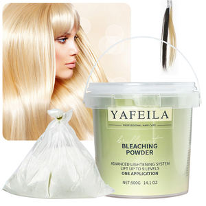 SalonProfessional Semipermanente Color de cabello Blanqueador de polvo de cabello profesional 500g Tinte de color de cabello rubio Personalizable - Product Image 1