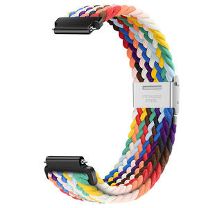 Correa de Reloj de Nylon de 14 mm con Hebilla Tejida, Ajuste Delgado, para Hombres y Mujeres, Compatible con Relojes Huawei y Samsung - Product Image 1