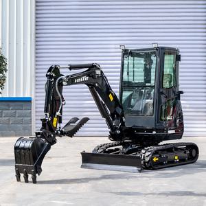 Gratis Verzending Snelle Levering Mini Graafmachine 2.5 Ton 2.6 Ton Micro Mini Digger Kleine Hydraulische Rupsgraafmachine Epa Motor - Product Image 4