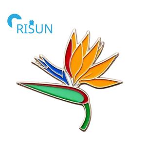 Usine Métal Oiseau de <span class=keywords><strong>Paradis</strong></span> Émail Pin Badge Floral Fleur Amant Broche Bijoux Pin Cadeau Personnalisé Strelitzia Épinglette Badge - Product Image 5