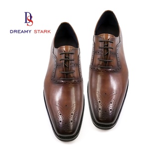 Chaussures italiennes vintage en cuir véritable pour hommes, haute qualité, design perforé au laser, confortables pour l'automne, logo personnalisé, design original - Product Image 3
