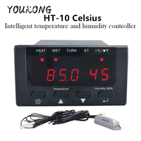 Regulador Inteligente de Control Automático Completo, Higrostato, Termostato Digital, Controlador de Temperatura y Humedad para Incubadora de Huevos