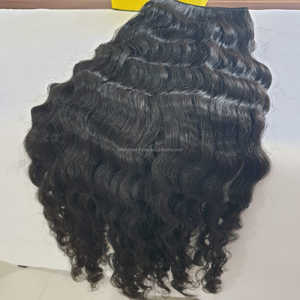 Cheveux humains vierges de qualité indonésienne 8A, couleur naturelle 1B, magnifiquement traités à la vapeur pour cheveux bouclés - Product Image 3