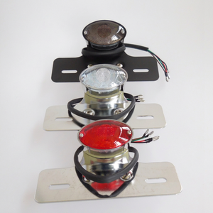 Piezas de Motocicleta, Luz Trasera LED, Soporte para Matrícula con Luz, para Honda Harley Tuning - Product Image 2