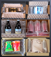 Film à bulles gonflable antichoc écologique en plastique pour le rembourrage des videurs, idéal pour la logistique e-commerce express