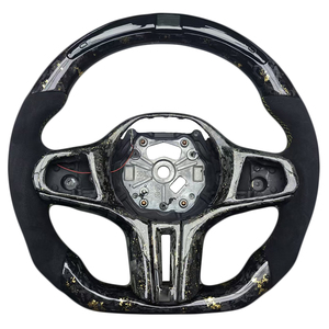 Nuevo Producto: Volante Deportivo de Fibra de Carbono Forjada con Alcántara y LED para BMW Serie G, M3 G20 G30 G80, M4 G82, M5 CS - Product Image 1