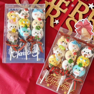 Galletas navideñas hechas a mano festivas con glaseado colorido. Aperitivos seguros <span class=keywords><strong>de</strong></span> alta calidad y grado alimenticio. - Product Image 4