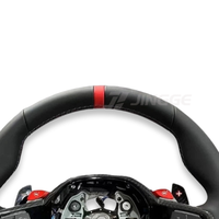 Volant de voiture sport en cuir chauffant personnalisé ROUGE pour BMW /X3/X5/X4/G20/G30/G80/G01/G05/G82/G42/G22/G11/G02 M3 M4 M340i M240I