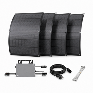 Kit de Panel Solar Flexible de 800W con <span class=keywords><strong>Microinversor</strong></span>, <span class=keywords><strong>4</strong></span> <span class=keywords><strong>Paneles</strong></span> <span class=keywords><strong>Solares</strong></span> de 200W <span class=keywords><strong>para</strong></span> Balcón, RV, Techo - Product Image 1