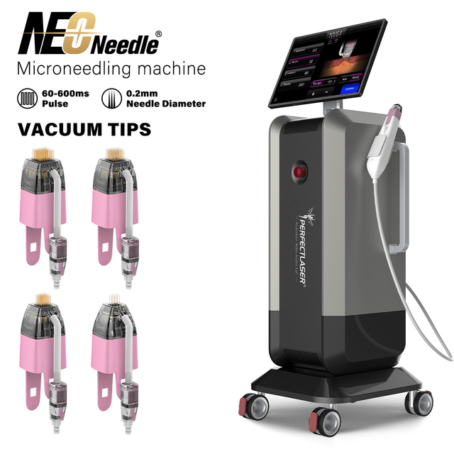 Perfectlaser Factory Price Stretch Mark Scar Removal Microneedling RF Machine Microneedle Radio Frequency Skincare Machine