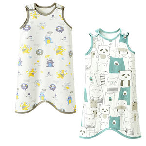 Venta al por mayor de pijamas finos de una pieza para bebé, edredón a prueba de golpes para bebé, chaleco de algodón puro, saco de dormir para niños - Product Image 6