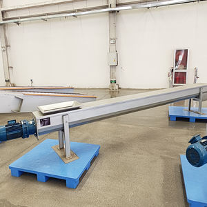 Rioolwater Slurry Vast Slib U Trog Type Buis Buisvormige Schroef Transport Transportband Voor Industriële Met Hopper - Product Image 6