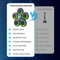 Q0430 Articles les plus vendus Prix compétitif Entraînement complet du corps Boxe intelligente Machine sans poinçon Entraînement à la musique électronique à domicile