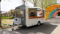 Nouveau camion de restauration mobile en fibre de verre à vendre avec cuisine chinoise complète, chariot de restauration de rue américain, remorque de concession alimentaire