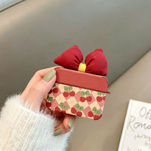 Housse en cuir PU antichoc et imperméable à l'eau avec imprimé cerises, style mignon pour filles, compatible avec tous les modèles. - Product Image 3