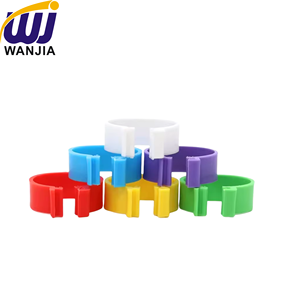 Wanjiachicken Beenring Pluimvee Identificatieband Plastic Vogelvoetenlabel Voor Het Volgen En Beheren Van Boerderijdieren - Product Image 1
