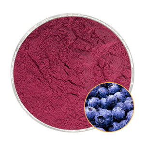 Poudre d'extrait de myrtille 10:1 20:1 30:1 Poudre de fruit de myrtille instantanée Anthocyanes de myrtille - Product Image 1