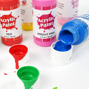 Oferta Relámpago 50% de Descuento <span class=keywords><strong>en</strong></span> Set de Pintura Acrílica Económica de 2oz 59ml con 13 Colores, Pintura Soluble <span class=keywords><strong>en</strong></span> Agua para Arte, Vidrio, Lienzo, WingArt Factory - Product Image 4