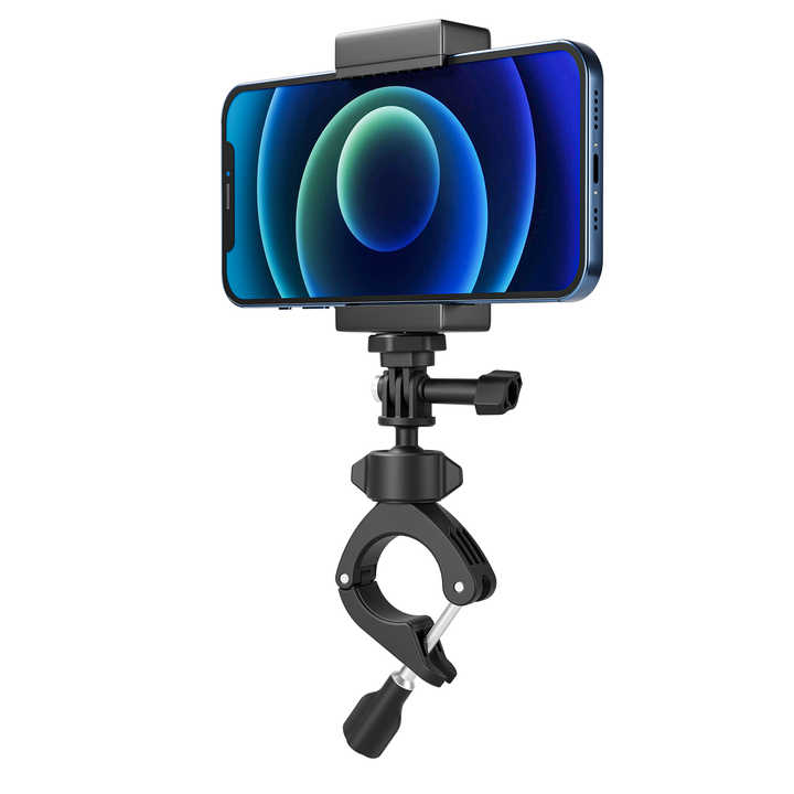 TELESIN Supporto Universale 360° Per Action Cam - Adattabile A Manubri, Bici, Moto E Bastoni - Foto 5
