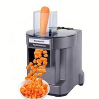 Uien-aardappel commerciële voedselverwerker 5-in-1 elektrische multifunctionele groentehakker snijder snijmachine