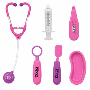 Juego de 6 Piezas de <span class=keywords><strong>Doctor</strong></span> para Niños con Maleta Portátil Rosa, Kit Médico Educativo de Juego de Roles para Niños Pequeños y Niñas - Product Image 3