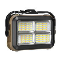 Lampe de travail solaire LED rechargeable, batterie externe portable, lanterne de camping haute puissance, longue autonomie pour atelier extérieur et situations d'urgence