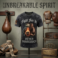 T-shirt vintage délavé pour homme avec logo personnalisé, imprimé boussole squelette - Tee-shirt streetwear gothique avec lacets latéraux et détails de patch sur les manches