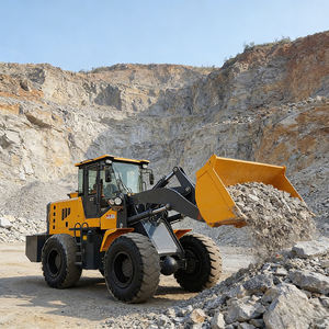 Chargeuse sur pneus diesel personnalisable avec godet <span class=keywords><strong>à</strong></span> dégagement rapide haute résistance, capacité de 1,4 m³, garantie 1 an - Product Image 1