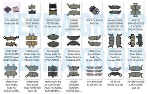 Plaquettes de frein pour moto du marché colombien en promotion pour DT125 DT200 YBR125 YTZ250 TT225 YFM350 – Plaquettes de frein non métalliques pour disque de frein - Product Image 6
