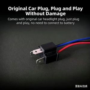 Conjunto de Faro Delantero LED de 3 Pulgadas para Motocicleta, Lente de Proyector con DRL, Reemplazo Plug and Play para <span class=keywords><strong>Suzuki</strong></span> GSX250R - Product Image 6