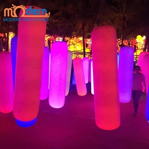 Tùy Chỉnh ADE Nhạy Cảm Chạm Vào Màu Sắc Thay Đổi LED <span class=keywords><strong>Inflatable</strong></span> Cột Trong Nhà Ngoài Trời Trang Trí Nội Thất <span class=keywords><strong>PVC</strong></span> LED <span class=keywords><strong>Inflatable</strong></span> Trụ Cột Cho Đám Cưới - Product Image 4