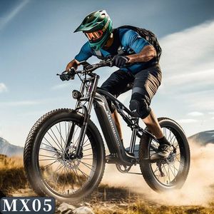 <span class=keywords><strong>Bicicleta</strong></span> Eléctrica Premium de Largo Alcance <span class=keywords><strong>con</strong></span> Neumáticos Gruesos de 26 Pulgadas, <span class=keywords><strong>Bicicleta</strong></span> de Montaña <span class=keywords><strong>con</strong></span> Amortiguador para Desplazamientos Urbanos - Product Image 2