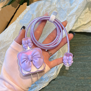 Bán buôn 20W 3D cô gái cung sạc bảo vệ bìa cho Iphone <span class=keywords><strong>USB</strong></span> điện thoại Cáp dữ liệu bảo vệ trường hợp - Product Image 3