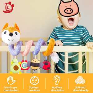 Landau suspendu hochets <span class=keywords><strong>spirale</strong></span> <span class=keywords><strong>poussette</strong></span> renard siège <span class=keywords><strong>jouet</strong></span> doux en peluche bébé éducatif animaux sensoriels berceau Mobile lit <span class=keywords><strong>jouet</strong></span> - Product Image 5