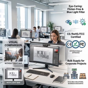 Lámpara de Escritorio LED con Brazo Ajustable, Luz de Lectura para el Cuidado de los Ojos, con Adaptador de Corriente, Lámpara Inteligente para Oficina, Estudio o Mesa - Product Image 5