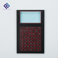Clavier à membrane flexible personnalisé de haute qualité, étanche IP67, avec adhésif 3M, en métal/poly, câble flexible, couleur personnalisée, connecteur femelle 2,54 mm