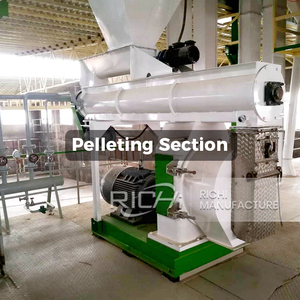 RICHI <strong>Chicken</strong> <strong>Feed</strong> Pellet Machine Factory CE Certified 8-10t/h Animal <strong>Feed</strong> Production Plant For Livestock Poultry - Product Image 5